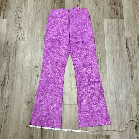 Zemeta for Dolls Kill pink faux leather embossed bootcut pant. Size L. - Picture 6 of 17